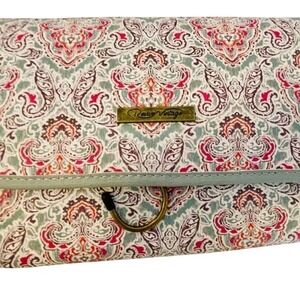 Revive Vintage New Fold out travel hanging Cosmetic toiletries Bag‎ Sage green